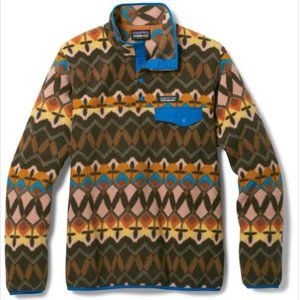 Patagonia, Synchilla Ltwt Snap-T Pullover, ANTHOS PINK/COMPANIONS BIG